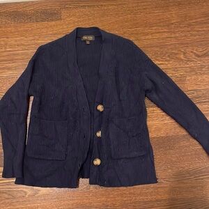 Navy cardigan